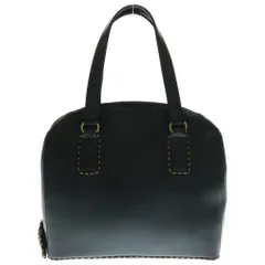 VALENTINO (ヴァレンティノ) ステッチ ハンドバッグ 肩掛けバッグ ブラック レザーのサムネイル