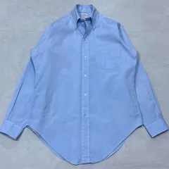 60's Vintage Brooks Brothers Pinpoint OX BD 6 Button Navy blue