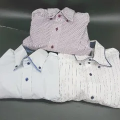 超形態安定】 ワイド 長袖 形態安定 綿100% ワイシャツ(S37-80