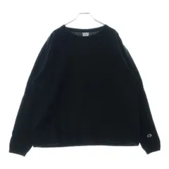 CHAMPION (チャンピオン) T1011 ティーテンイレブン ロングスリーブ ポケット MADE IN USA Tシャツ 長袖カットソー ブラック