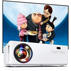 中古】 TOPTRO プロジェクター 9500lm 1920×1080リアル解像度4K