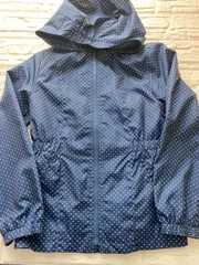 GAP キッズ ガールズ ジャンバー 上着 ウィンドブレーカー ネイビー 130