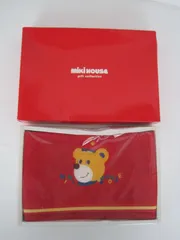 mikihouse ミキハウス ハンドタオル 赤 レトロ ギフト