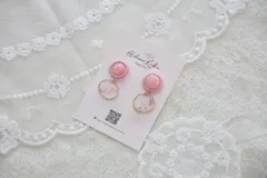 ハンドメイド【桜の日和】　ピアス