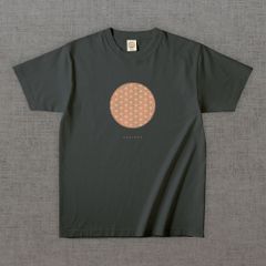 和柄Tシャツ　麻の葉 -彩・円-