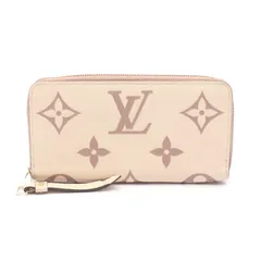 ルイ・ヴィトン LOUIS VUITTON ラウンド長財布 ジッピーウォレット バイカラーモノグラムアンプラント クレーム ボイスデローズ M80116 クレーム/ボワドロー レザー ジッピー・ウォレット レディース Used A