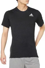 【新品】adidas(アディダス) 冷却効果 HEAT.RDY 半袖 テニスウェア メンズ M FREELIFT Tシャツ ブラック CM364-HB9143