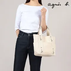 agnes b. カジュアル キャンバス トートバッグ レディース アニエスベー マザーズバッグ 人気 可愛い