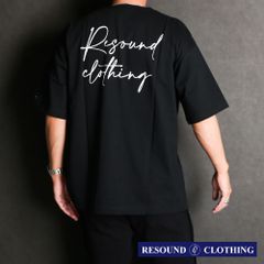 【RESOUND CLOTHING 】 BD icon LOOSE TEE - BLACK / オーバーサイズ アイコンロゴTシャツ / RC31-T-002【メンズ】【送料無料】