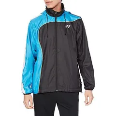 ヨネックス(YONEX) テニス ジャケット 裏地付ウィンドウォーマーシャツ 70081 ブラック/ブルー (188) SSサイズ