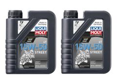 【2本セット】リキモリ　モーターバイク 4Tシンセ 15W-50（1L）ストリート