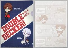 [중고] 기타 잡화 (캐릭터) 더그 & 키릴 (실드 코트) 미니 파일 & 레터 시트 세트 [DOUBLE DECKER! 더그 & 키릴 in 난자 타운] 보이스 어트랙션 밀착! 수색? 24 분 더그 코스 참가 특전
