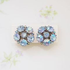 ミハエル ネグリン Michal Negrin オーロラクリスタル 大粒ピアス 