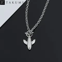 ネックレス メンズ ネックレス シルバー メンズネックレス レディース シルバーネックレス シンプル 金属アレルギー ネックレスメンズ 錆びない くじら ホエールテール ブランド おしゃれ 水に強い