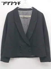 ◇ Ray BEAMS レイビームス ショート ダブル 長袖 テーラード ジャケット ブラック レディース 【中古】 【1104200004659】のサムネイル