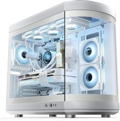 ZALMAN P10 White ピラーレス構造採用 ミニタワー Micro-ATX PC