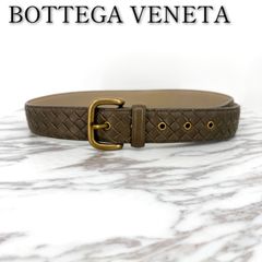 BOTTEGA VENETA  イントレチャート ベルト 90㎝ / 36in  ブラウン ボッテガヴェネタ メンズ ファッション