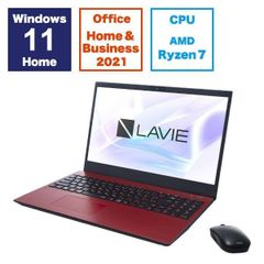 未使用/NEC LAVIE N1575/GAR-YC PC-N1575GAR-YC AMD Ryzen 7 7730U 2GHz 8コア/16GB/SSD1TB/BD/FHD/Win11/OfficeHB2021dj/メーカー保証1年