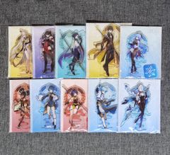 原神 魈 凝光 香菱 ホログラム スクエアバッジ セガ ナムコ 3点セット 原神】魈 缶バッチ 未開封 原神 璃月港シリーズ キャラクター缶