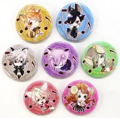 【中古】バッジ・ピンズ(キャラクター) [単品] 集合 描き下ろしSDキャラクター缶バッジ7個セット 「PS Vitaソフト ハイリゲンシュタットの歌 ステラセット」 同梱特典