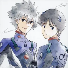 【中古】キャンバスボード・キャンバスアート 碇シンジ＆渚カヲル キャンバスボード 「一番くじ エヴァンゲリオン～使徒、浸食!～」 G賞