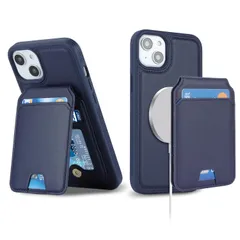 【迅速発送】Ｈａｖａｙａ iphone 13 mini ケース MagSafe 対応 iphone 13 mini ケース アイフォン13ミニ ケース マグセーフ 分離式 耐衝撃 レザー 背面カード収納 ワイヤレス充電対応(アイフォン13ミニ /あいふぉん13