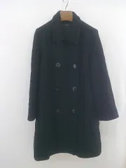 ◇ URBAN RESEARCH ROSSO ロッソ バックスリット 長袖 ステンカラー コート サイズM ブラック レディース E  【1304120009554】