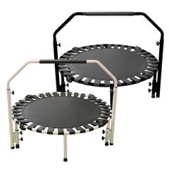 ◆リオレス 手すり付き ゴムバンド トランポリン◆ 家庭用 折り畳み式 耐荷重100kg 大人用 子供用 ダイエット エクササイズ 静音 2歳 3歳 4歳 5歳 知育玩具 送料無料 ギフト 小さな汚れ 小傷 錆びあり