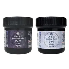 パジコ UV-LED コーティングレジン 星の雫 ディップ70g グロス / マット レジン コーティング 大容量 PADICO クラフトアレンジ