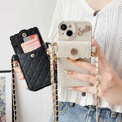 iphone16 ケース 16Pro 携帯ケース 手帳型  真珠 iPhone用ケース iphone15 ケース アイフォン スマホケース スマホ ショルダー カード収納 レディース バッグ お財布 薄型 カード入れ付き 肩紐付き 編んだ模様