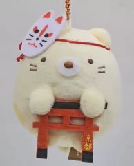 [중고]잡화 고양이 봉제인형 키체인 [스미코구라시] 교토 한정