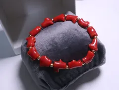 血赤珊瑚　念珠　ブレスレット　ストラップ 血赤珊瑚 ブレスレット」の人気商品一覧 | 安い商品を通販サイトから