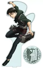 【中古】アクリルスタンド・アクリルパネル リヴァイ 描き下ろしアクリルフィギュアL 「進撃の巨人」