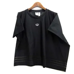 アディダス adidas PRIMEGREEN アシンメトリー Tシャツ 半袖 ブラック 黒 L GN3188