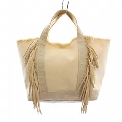 アヤコ ayako サイドフリンジトートバッグ キャンバス 白 アイボリー /YM