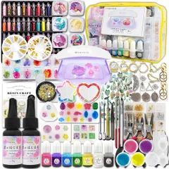 【即日発送】クラフト シャカシャカレジンが作れる 初心者 スターターキット 誕生日 セット レジン プレゼント UV に (ケラッタ)