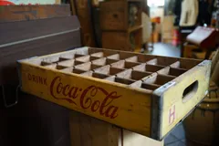 希少 CocaCola コカコーラ プラスチック木箱 ノベルティ RW174