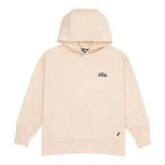 ニューバランス キッズ プルオーバー 長袖 パーカ Newbalance シューパッチライトスウェットフーディー 140-160cm 子供服 ジュニア スエット キッズウェア スポーツ ウエア 子ども キッズパーカー/ABT55562-BIS