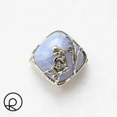 [新作] 鳥獣戯画《法会数珠兎》ブローチペンダントトップ ※専用BOX&シール付き ：碌山 正規取扱店 送料無料 ※ネックレスチェーンなし【407C0012-TY】