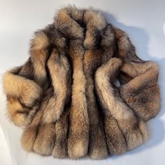 超豪華　シルバーフォックス　リアルファー　毛皮　L相当　Y2K 超豪華 シルバーフォックス リアルファー 毛皮 L相当 Y2K - メルカリ