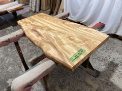 クス9226 楠 一枚板無垢材 1050x520‐390x46mm ダイニング