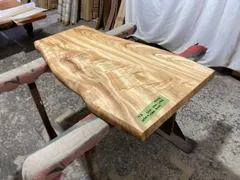 長期保管品の為、超お買い得品❣️無垢材(鹿児島県産楠一枚板)テーブル NO35 楠一枚板｜一枚板テーブル 通販｜大阪｜一枚板・無垢板家具