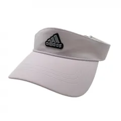 ★特価★【美品】アディダス サンバイザー ライトピンク ロゴワッペン  レディース ONE SIZE ゴルフウェア adidas