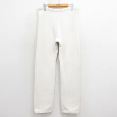 W32/古着 チャンピオン champion リバースウィーブ スウェット パンツ メンズ 80s 無地 白 ホワイト 25oct23 中古 ボトムス ロング