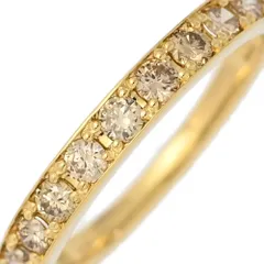 1492】 K18 天然ダイヤモンド 0.5ct ハーフエタニティ 11号