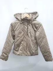 ◇ ◎ ⊇ salire サリア 長袖 中綿 ジャケット サイズ38 ライトブラウン系 レディース P  【1409090019401】