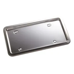 ナンバー枠 メッキ 50角 大型車用 シンプル ST45 トラック用品 カー用品のサムネイル
