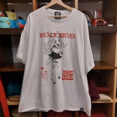ブラックブレイン BLACK BRAIN 半袖Tシャツ メンズ3XL 白T プリントTシャツ 大きいサイズ 06C1801