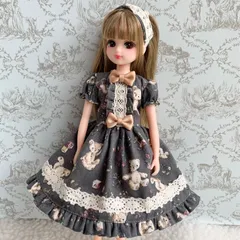 L29】リカちゃん ヘアバンド&ピアスセット