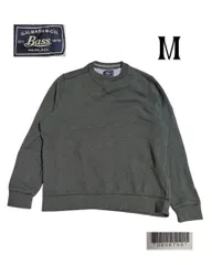 G.H.BASS＆CO.古着裏起毛無地スウェットトレーナー緑M
